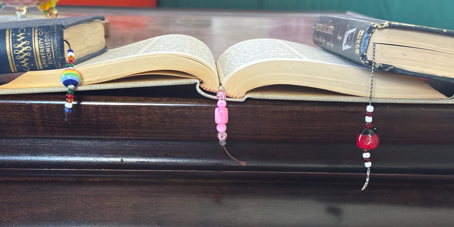 DIY Beaded Bookmark Kit – Build Your Own String Bookmark, Creative Reader Gift