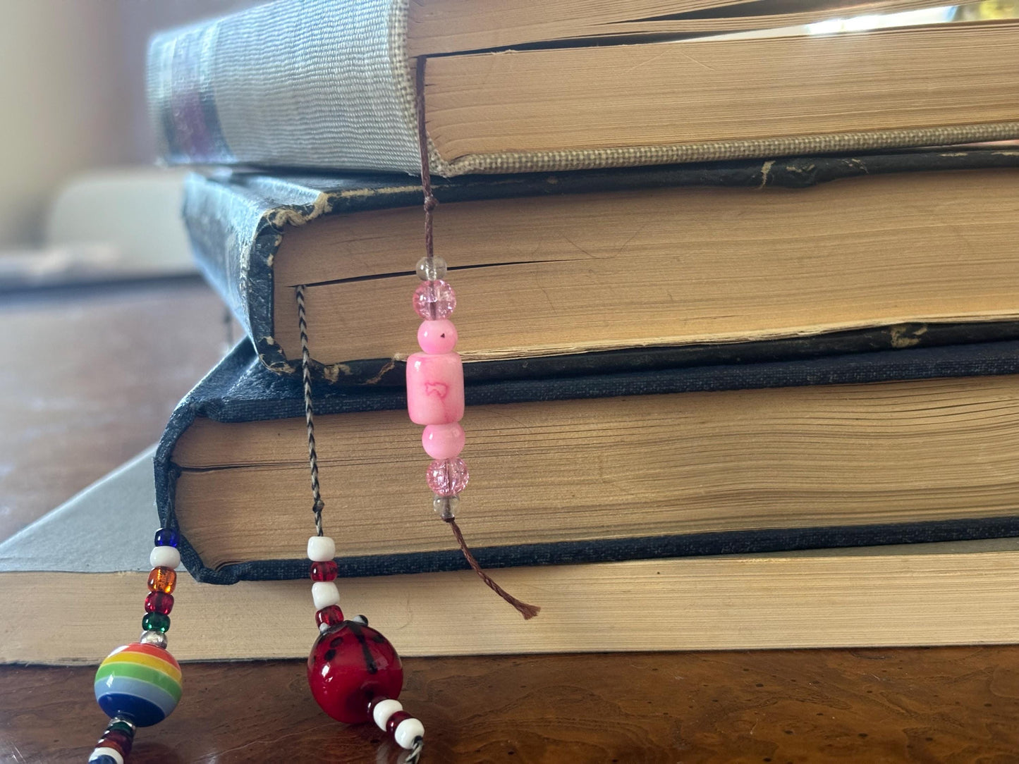 DIY Beaded Bookmark Kit – Build Your Own String Bookmark, Creative Reader Gift