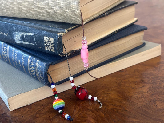 DIY Beaded Bookmark Kit – Build Your Own String Bookmark, Creative Reader Gift