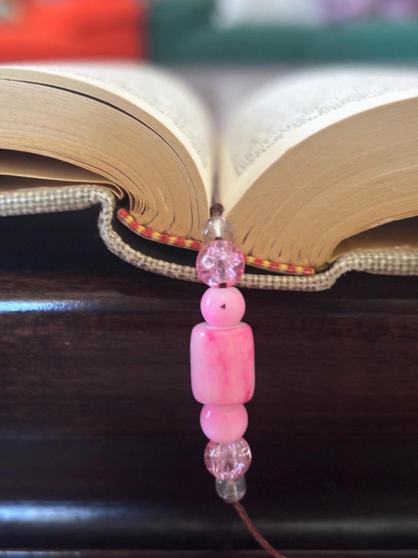 DIY Beaded Bookmark Kit – Build Your Own String Bookmark, Creative Reader Gift
